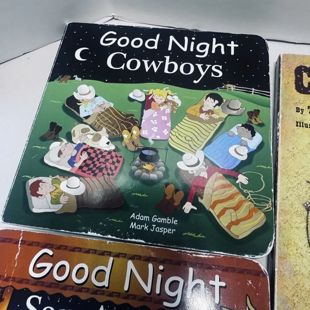 Good Night San Francisco Cowboys‎ Board book Lot Texas Baby Cowboy Camp